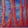 Attirance - Peinture à l'huile au couteau - Paysage nature abstrait - Corinne Foucouin - Galerie FenêtreSurArtistes