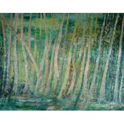 "Solidaires" une peinture de Corinne Foucouin | Galerie Fenêtresurartistes