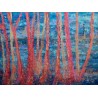 Fluctuat - Peinture à l'huile au couteau - Abstraction paysage aquatique - Corinne Foucouin - Galerie FenêtreSurArtistes
