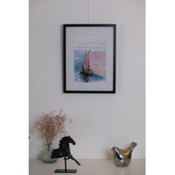 Volier rose de Laurence Viarnaud / Galerie Fenêtresurartistes
