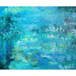 Edeline - Peinture à l'huile au couteau - Portrait végétal délicat - Corinne Foucouin - Galerie FenêtreSurArtistes