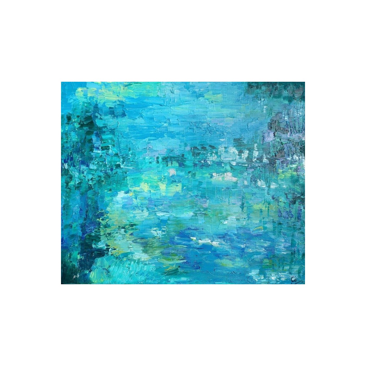 Edeline - Peinture à l'huile au couteau - Portrait végétal délicat - Corinne Foucouin - Galerie FenêtreSurArtistes