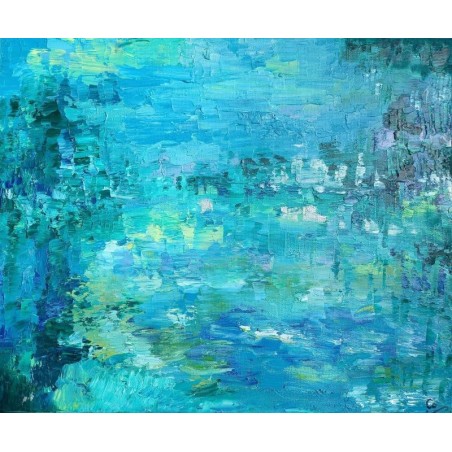 Edeline - Peinture à l'huile au couteau - Portrait végétal délicat - Corinne Foucouin - Galerie FenêtreSurArtistes