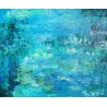 Edeline - Peinture à l'huile au couteau - Portrait végétal délicat - Corinne Foucouin - Galerie FenêtreSurArtistes