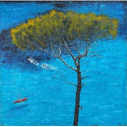 Calanque de Sormiou une peinture de Julien Boullay |galerie Fenêtresurartistes