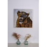 Savane - Peinture paysage africain animalier - Laurence Viarnaud - mise en situation