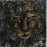 Panthère - Peinture animalière panthère technique mixte - Laurence Viarnaud - Galerie FenêtreSurArtistes