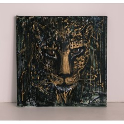 Panthère de Laurence Viarnaud | Galerie Fenêtresurartistes