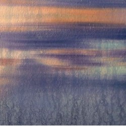Cendres Dorées - Peinture abstraite dorée - Technique mixte - Laurent Paugam - Zoom