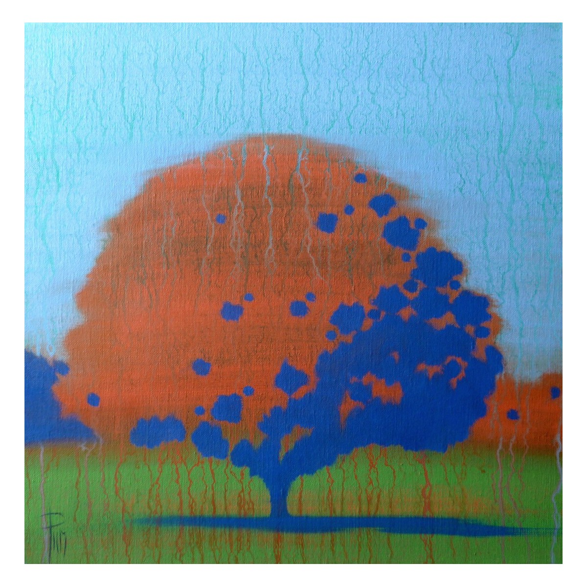 Flore 3 - Peinture botanique florale contemporaine - Laurent Paugam -