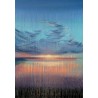 Sunset Afternoon - Peinture coucher de soleil - Abstraction colorée - Laurent Paugam - Galerie FenêtreSurArtistes