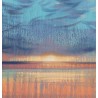 Sunset Afternoon - Peinture coucher de soleil - Abstraction colorée - Laurent Paugam - Details
