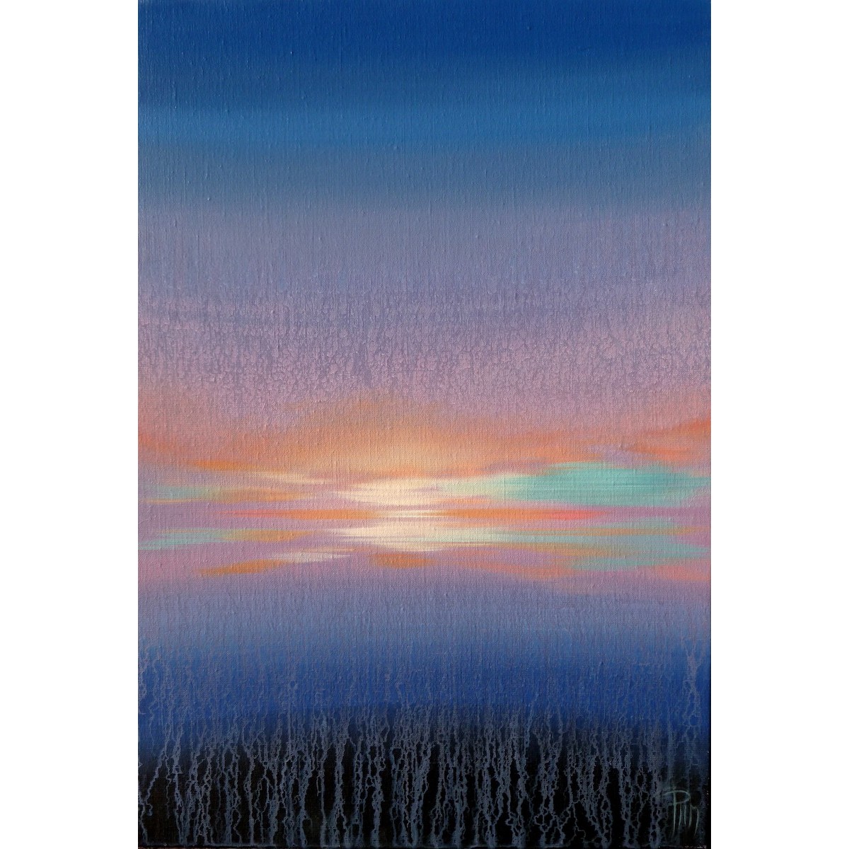 Iris - Peinture abstraite contemporaine - Laurent Paugam - Galerie FenêtreSurArtistes