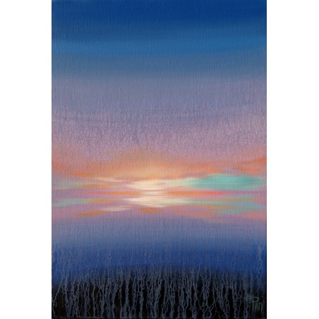 Iris - Peinture abstraite contemporaine - Laurent Paugam - Galerie FenêtreSurArtistes
