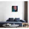 Esther - Peinture portrait contemporain - Laurent Paugam - Dans un salon