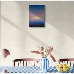 Acuité - Peinture abstraite contemporaine - Laurent Paugam - Dans une cuisine