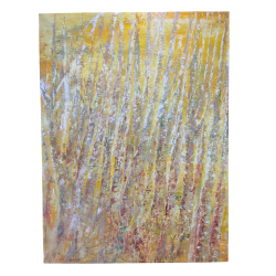 Light 2 - Peinture à l'huile au couteau - Abstraction lumineuse claire - Corinne Foucouin - Galerie FenêtreSurArtistes