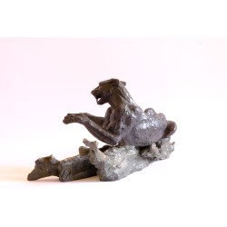 Panthère noire de Laurence Viarnaud / Galerie Fenêtresurartistes