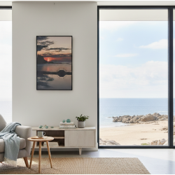 "Coucher de soleil sur piscine, Dinard" une photographie de Cédric Mignot | Galerie Fenêtresurartistes