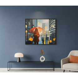 Eric Turlot – "Résolument orange", peinture urbaine lumineuse à l’huile