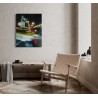 Rendez-vous place Clichy une peinture d'Eric Turlot | Galerie Fenêtresurartistes