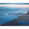 Bouchots - Peinture à l'huile sur toile - Paysage marin côtier - Eric Turlot - 2500€ - Galerie FenêtreSurArtistes
