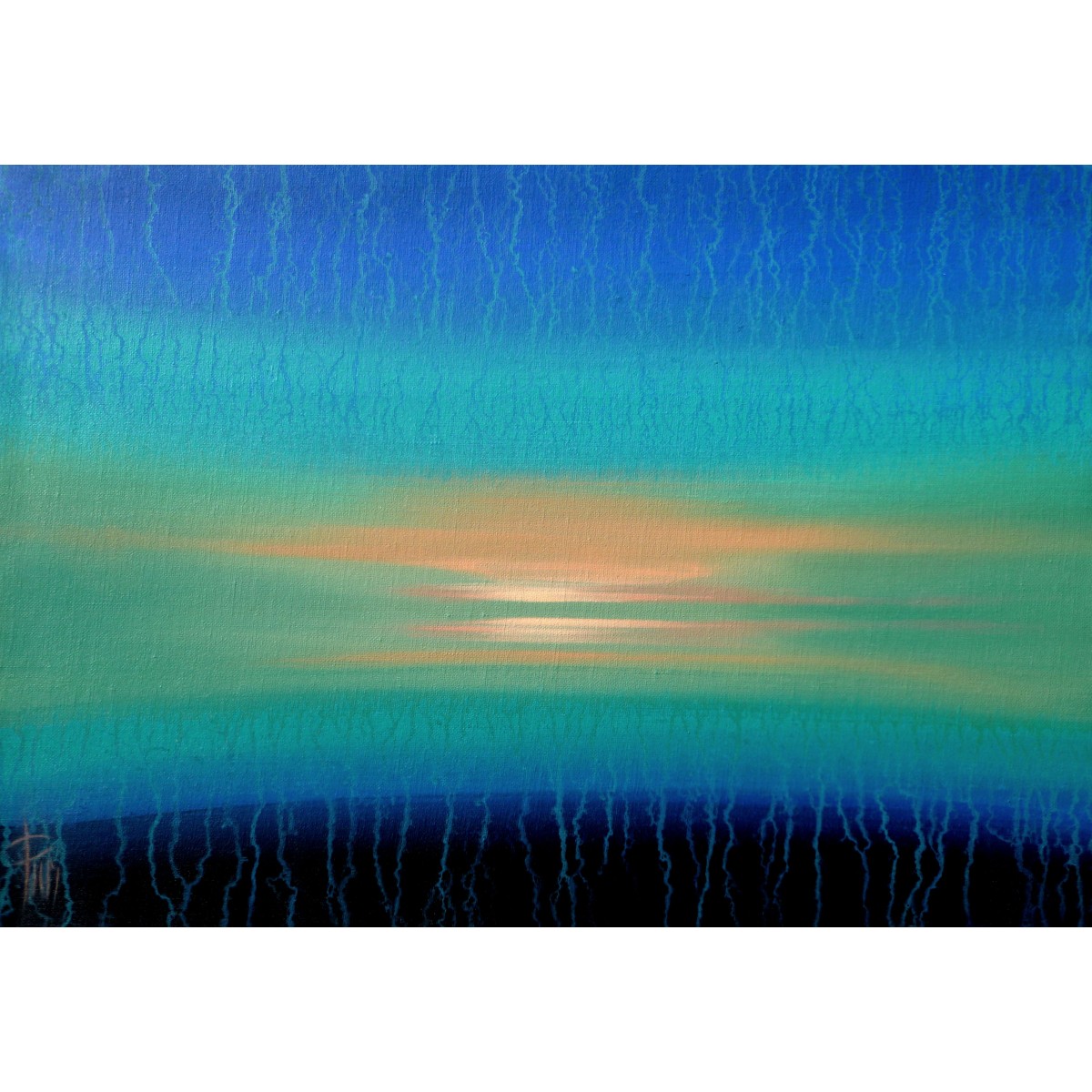 L'invitation - Peinture technique mixte contemporaine - Laurent Paugam - Galerie FenêtreSurArtistes