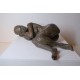 La sieste - Sculpture terre cuite - Figure au repos détendue - Carol Saint Georges - Galerie FenêtreSurArtistes