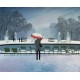 15 heures aux Tuileries - Peinture à l'huile - Scène parisienne jardins des Tuileries - Eric Turlot - Galerie FenêtreSurArtistes