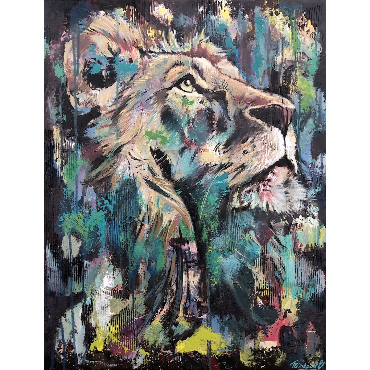 Ascension - Peinture contemporaine originale - Yoan Rimbault - Galerie FenêtreSurArtistes