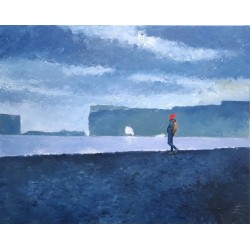 Prendre le large - Peinture à l'huile - Paysage marin - Eric Turlot - 81x100cm - FenêtreSurArtistes