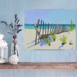 Peinture dunes 4 – Eric Turlot – huile sur toile