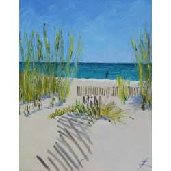 Peinture dunes 3 – Eric Turlot – huile sur toile