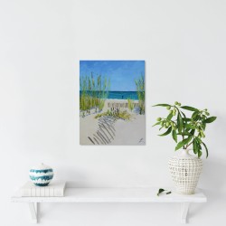Peinture dunes 3 – Eric Turlot – huile sur toile