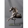 Cheval au trot - Sculpture en bronze contemporaine - Cheval en mouvement - Laurence Viarnaud - Galerie FenêtreSurArtistes