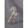 Cheval au trot - Sculpture en bronze contemporaine - Cheval en mouvement - Laurence Viarnaud - Vue de face