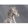 Cheval au trot - Sculpture en bronze contemporaine - Cheval en mouvement - Laurence Viarnaud - Zoom