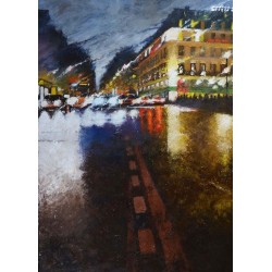 Opera Night – Peinture d’Eric Turlot | Galerie Fenêtresurartistes